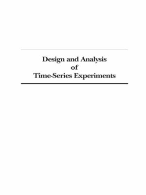 cover image of Design and Analysis of Time-Series Experiments
